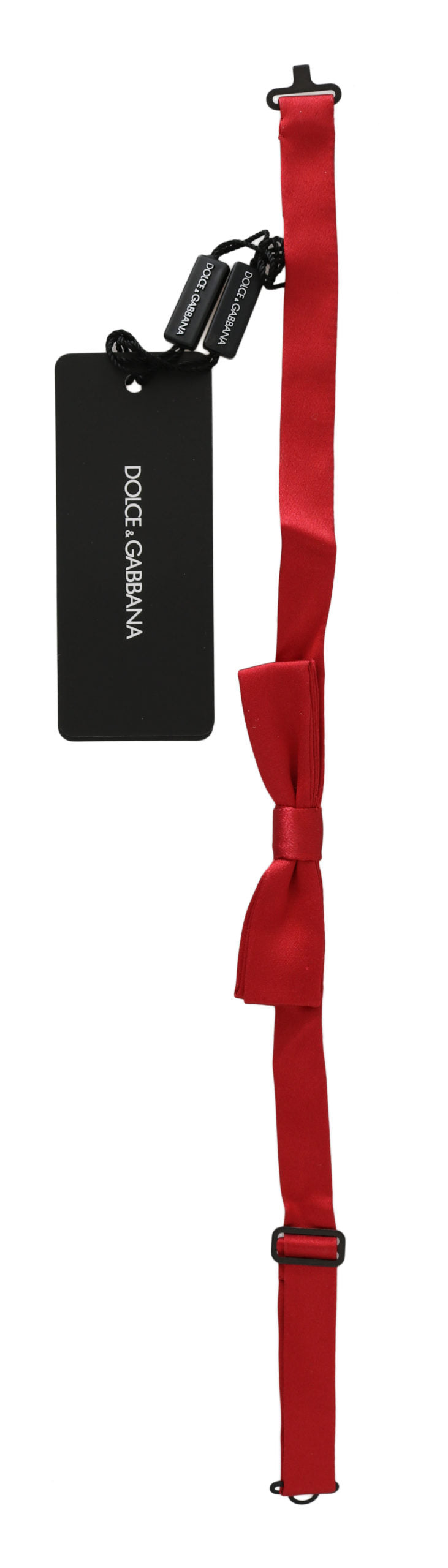 Elegant Red Silk Bow Tie - ventzia