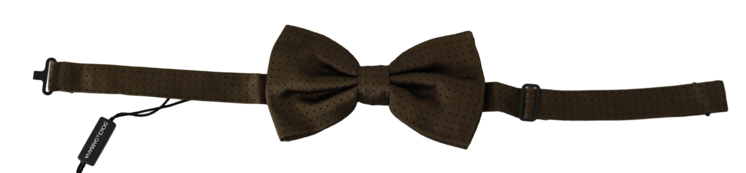 Elegant Silk Polka Dot Bow Tie - ventzia