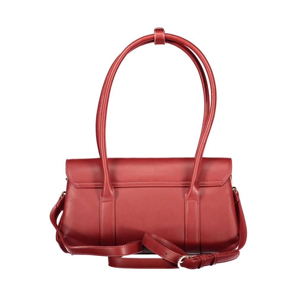 Rosso Poliuretano Women Handbag - ventzia