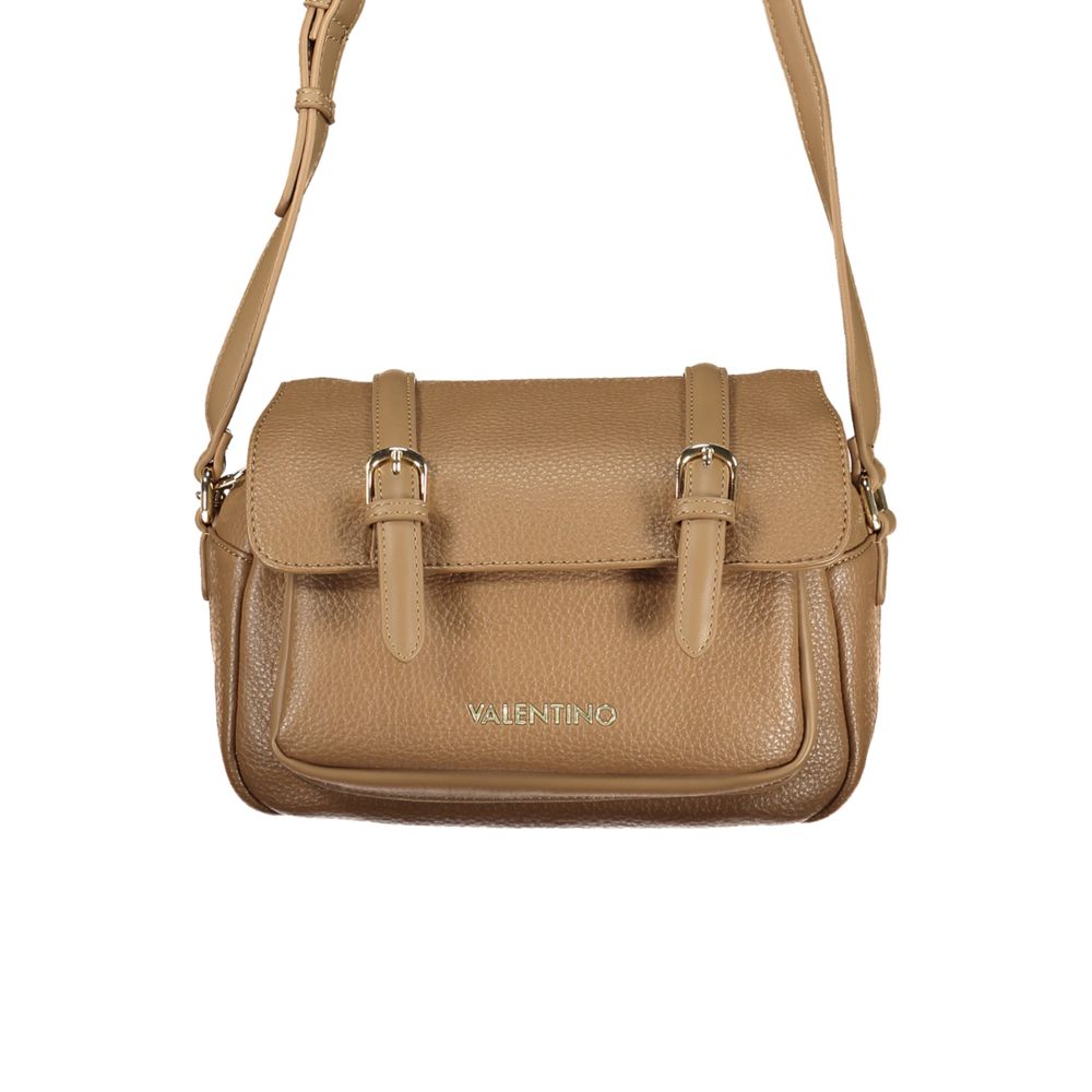 Marrone Poliuretano Women Shoulder Bag - ventzia