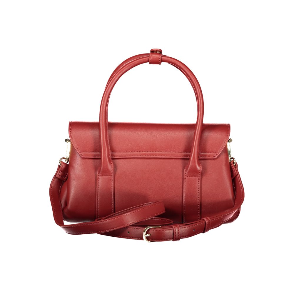 Rosso Poliuretano Women Handbag - ventzia