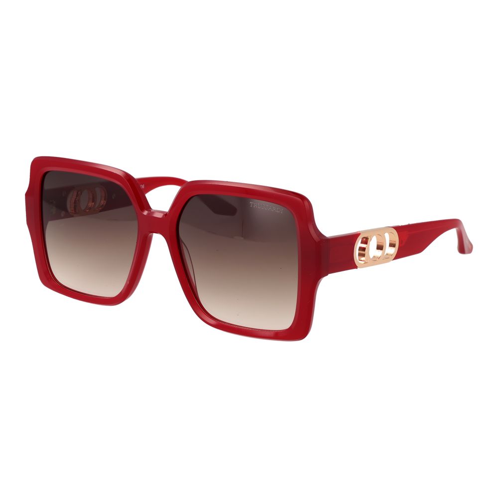 Red Acetate Sunglasses
