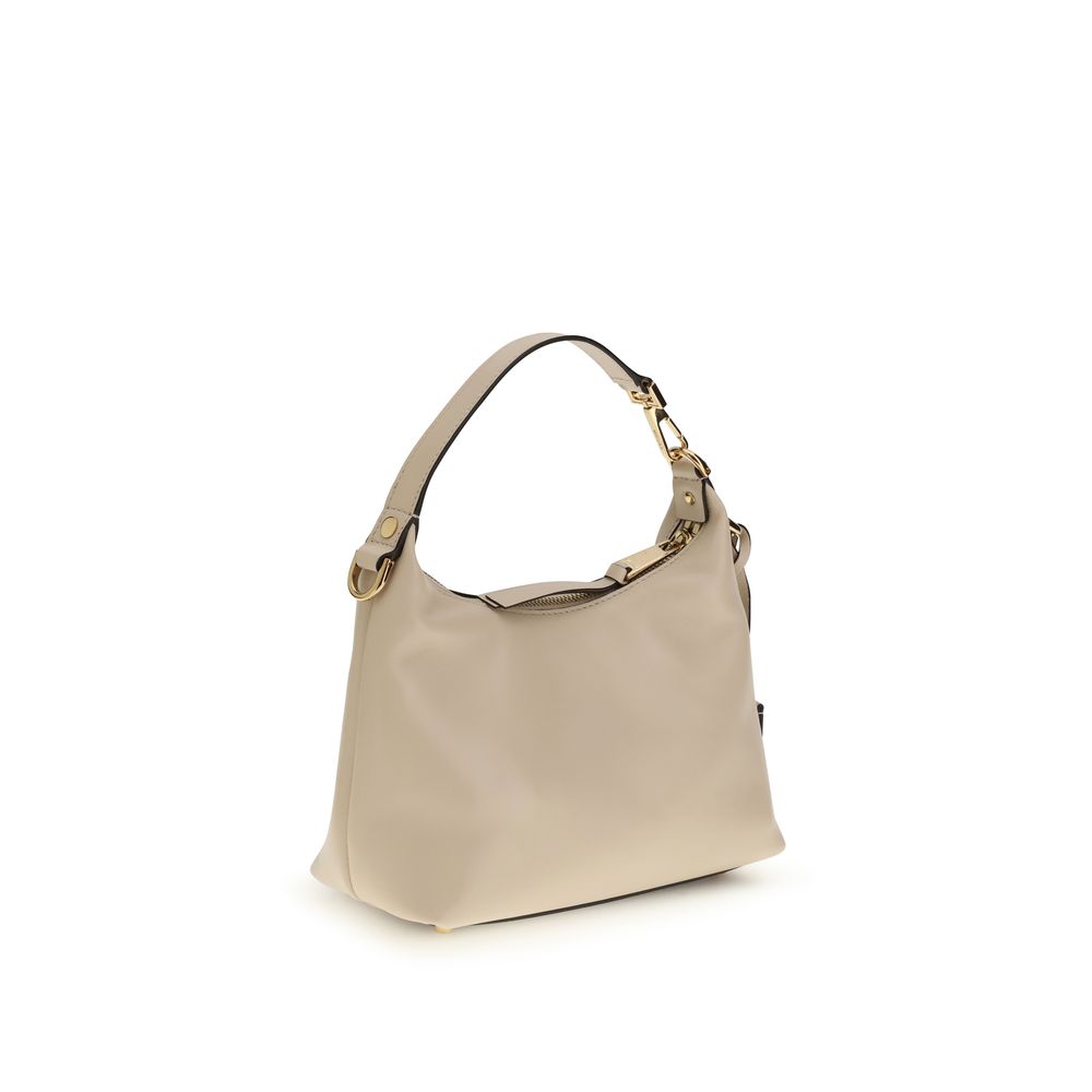 Beige Calf Leather Bos Taurus Handbag - ventzia
