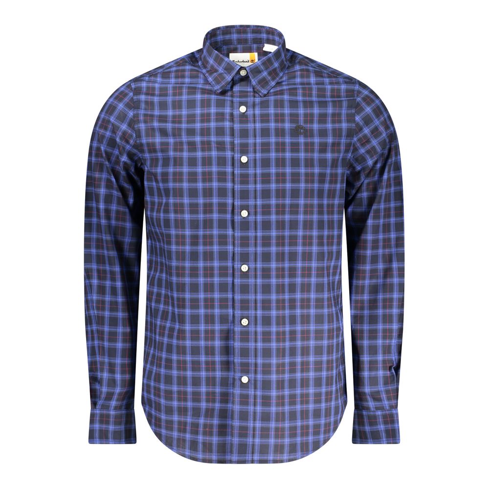 Blu Cotton Men Shirt - ventzia