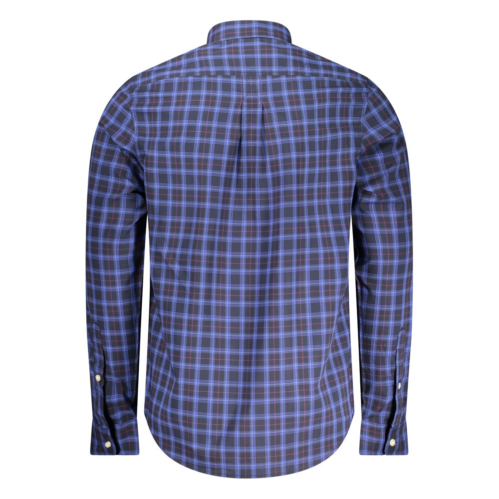 Blu Cotton Men Shirt - ventzia