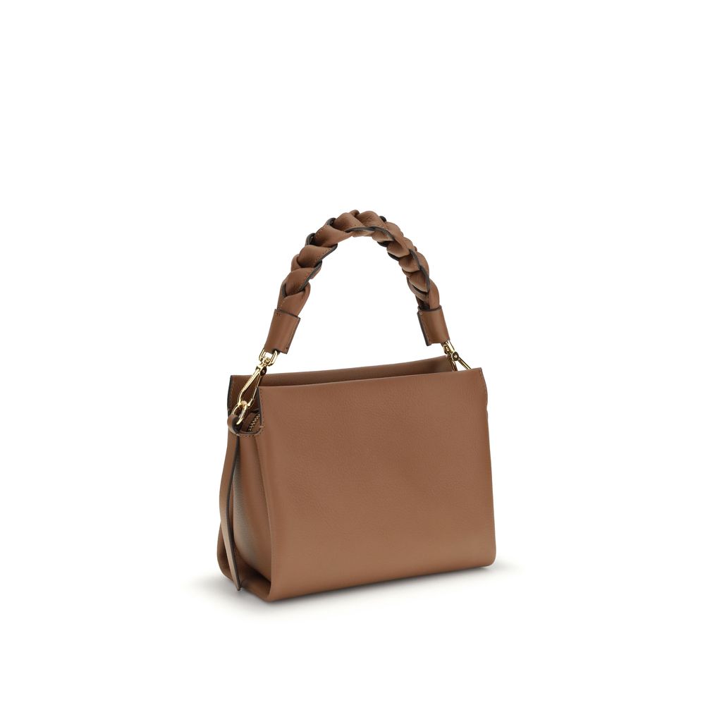Beige Calf Leather Bos Taurus Handbag - ventzia