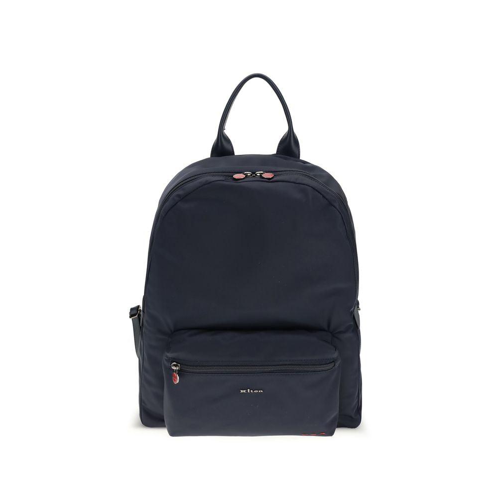 Blue Nylon Backpack - ventzia