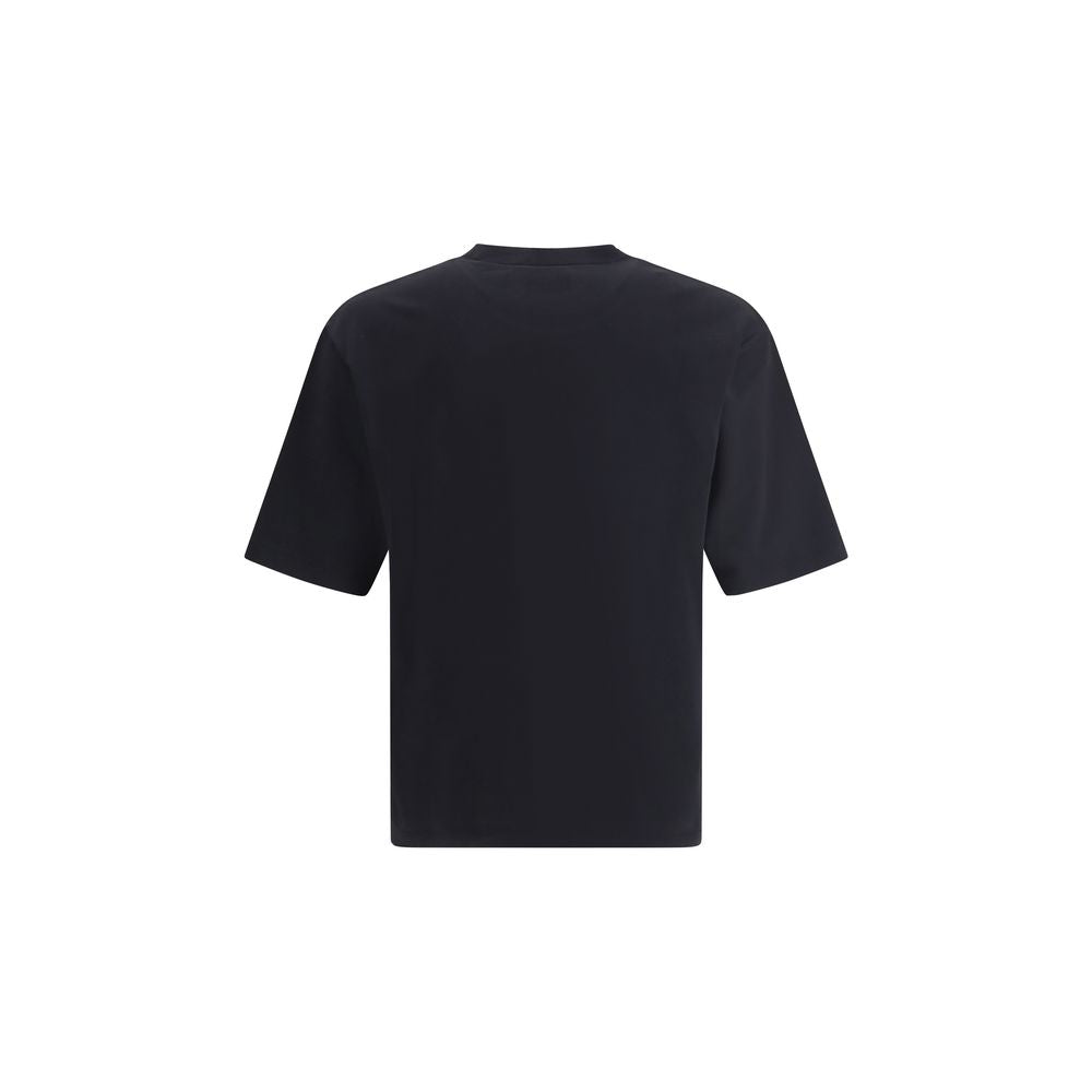 Black Cotton T-Shirt - ventzia