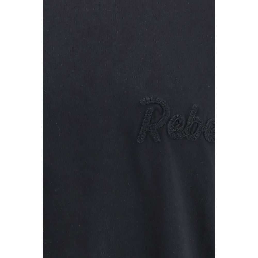 Black Cotton T-Shirt - ventzia