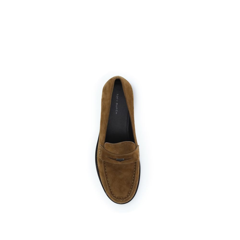 Beige Calf Leather Bos Taurus Slip-On Loafers - ventzia