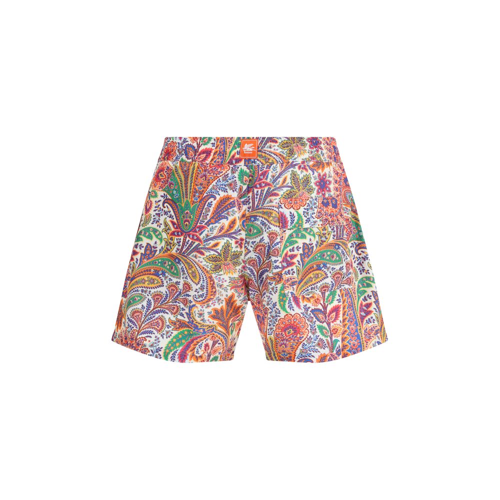 Multicolor Polyester Short And Mini Shorts - ventzia