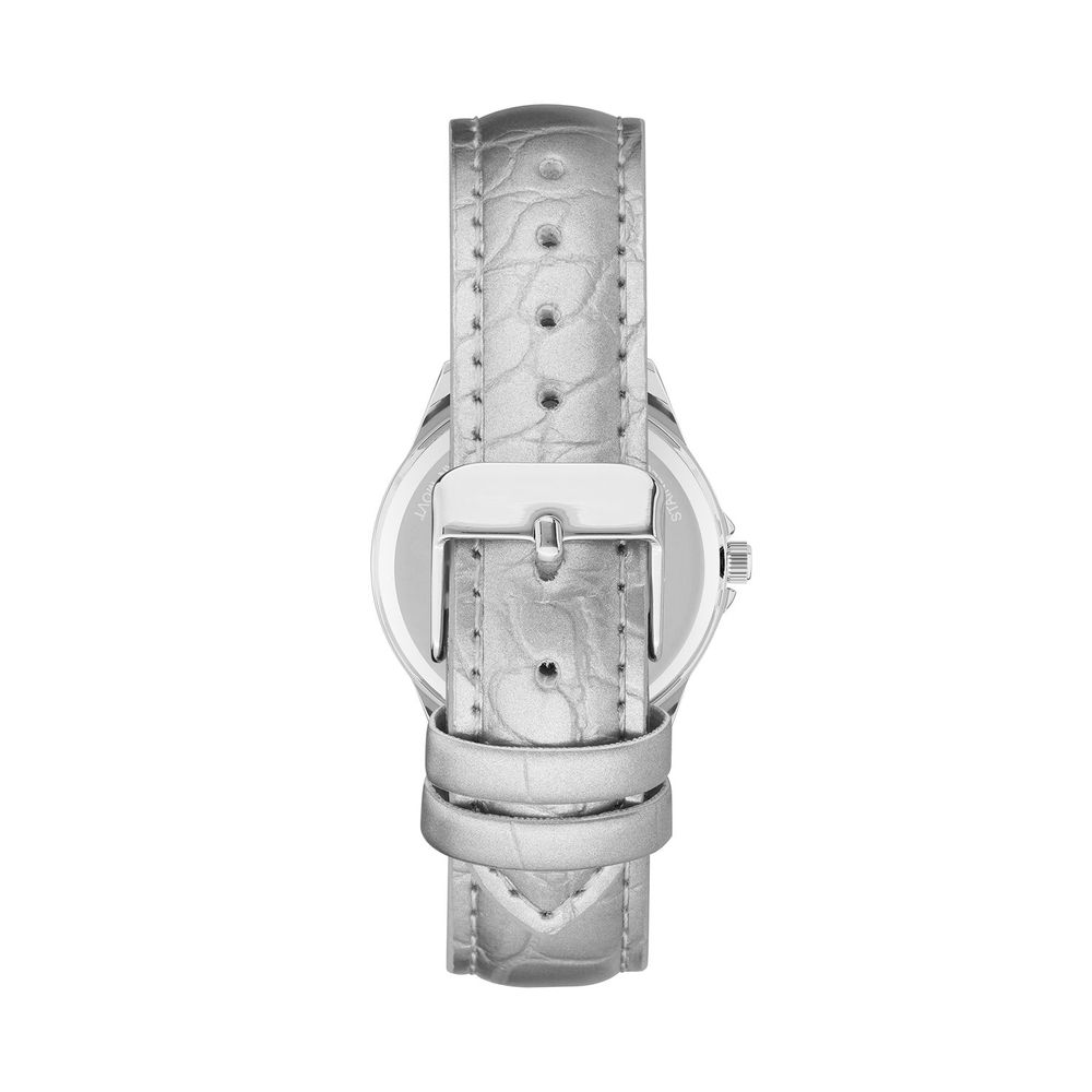 Silver Plastic Dress Watch - ventzia
