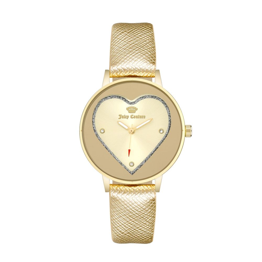 Gold Plastic Dress Watch - ventzia