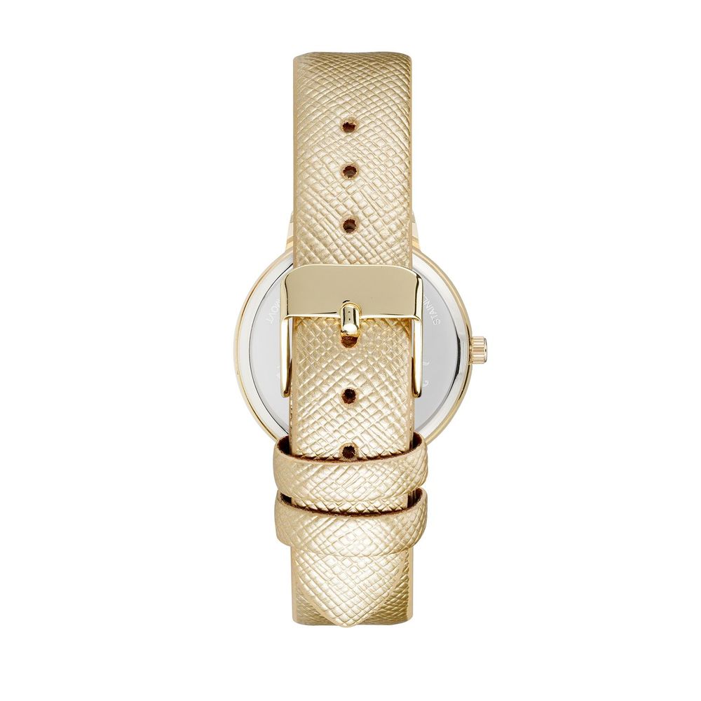Gold Plastic Dress Watch - ventzia