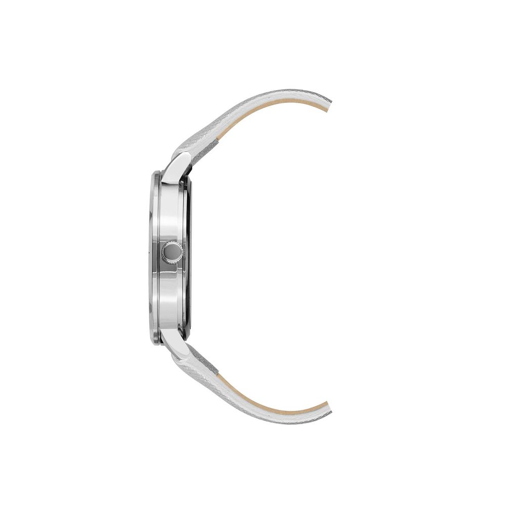 Silver Plastic Dress Watch - ventzia