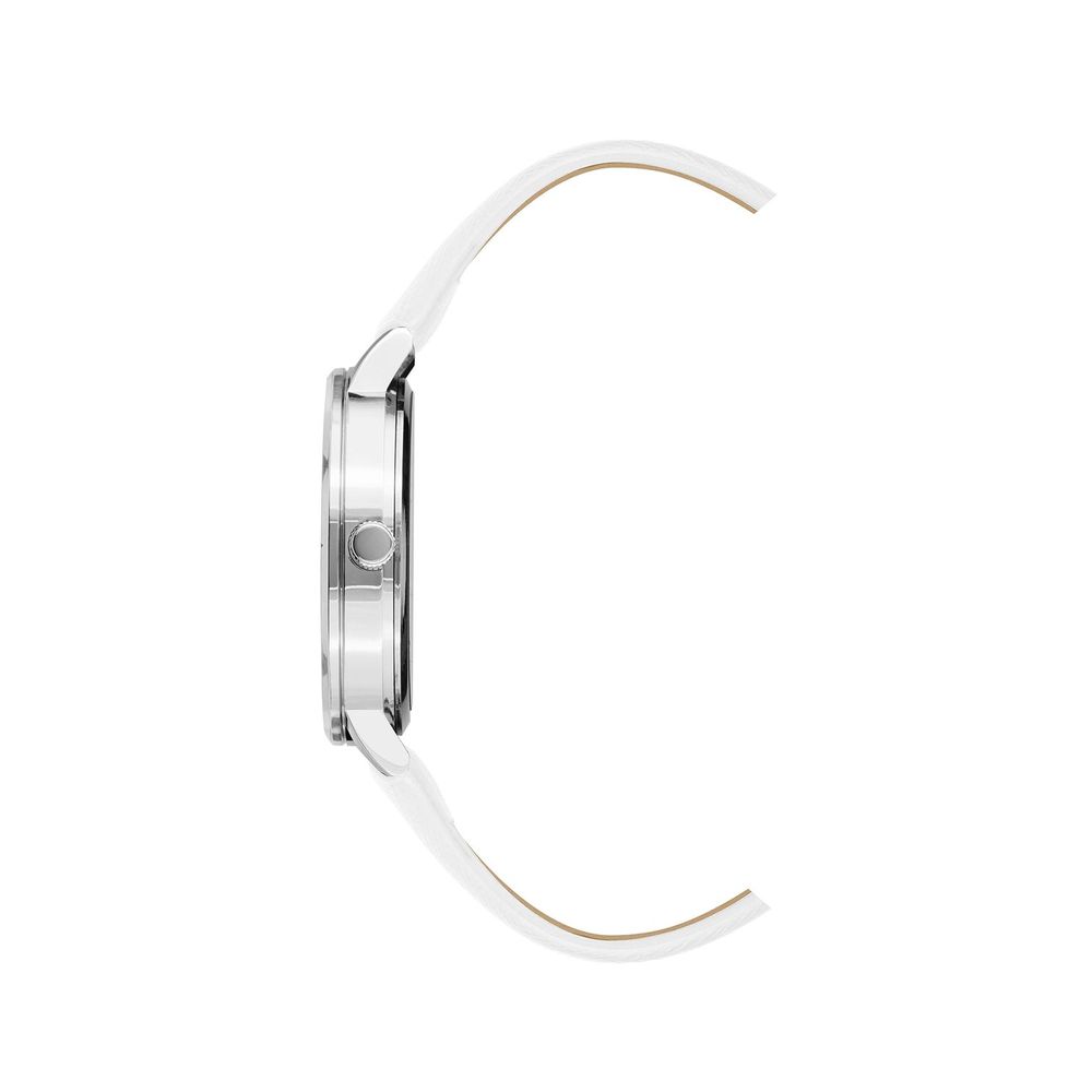 White Plastic Dress Watch - ventzia