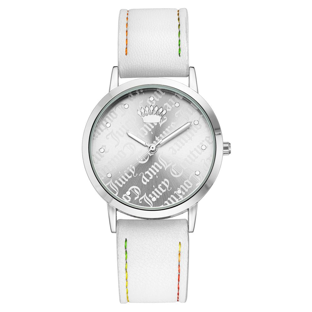 White Plastic Dress Watch - ventzia