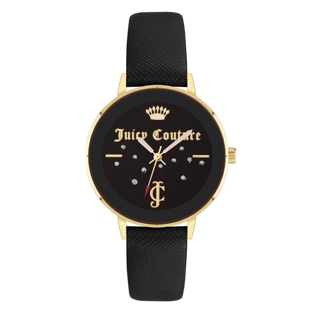 Black Plastic Dress Watch - ventzia