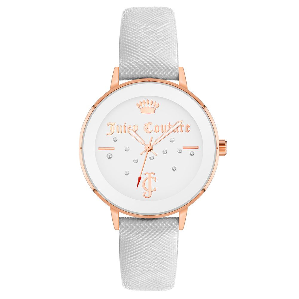 White Plastic Dress Watch - ventzia