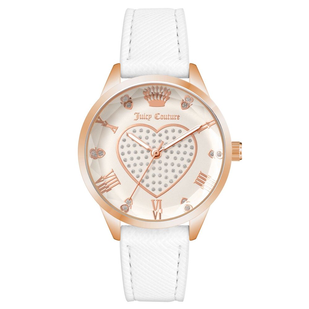 White Plastic Dress Watch - ventzia