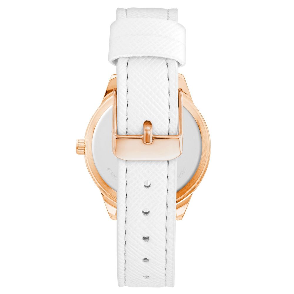 White Plastic Dress Watch - ventzia