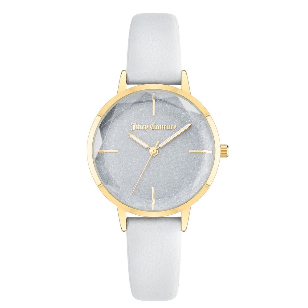 White Plastic Dress Watch - ventzia