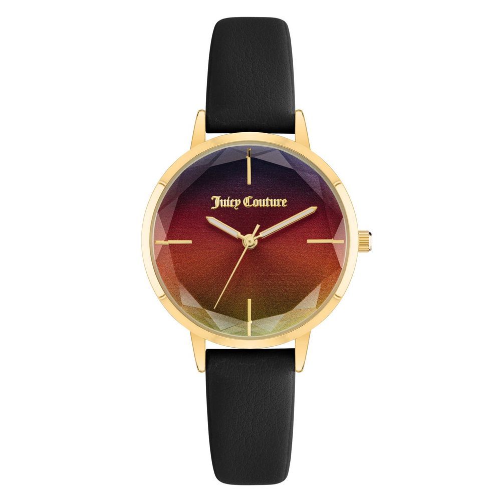 Black Plastic Dress Watch - ventzia