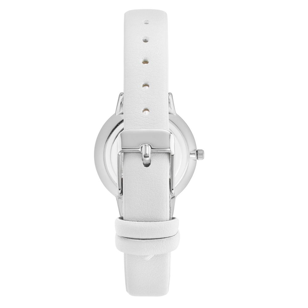 White Plastic Dress Watch - ventzia