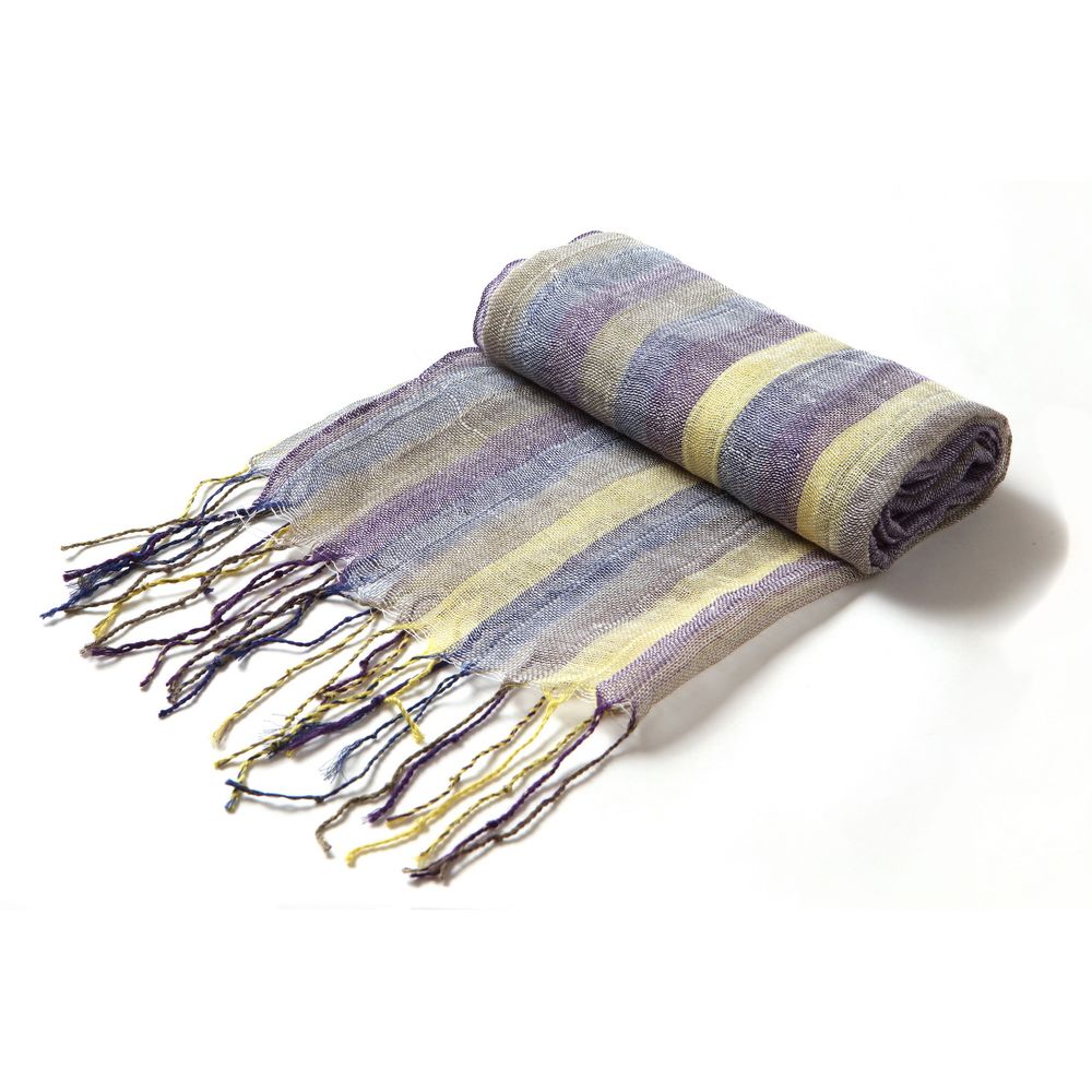 Multicolor Textile Scarf - ventzia