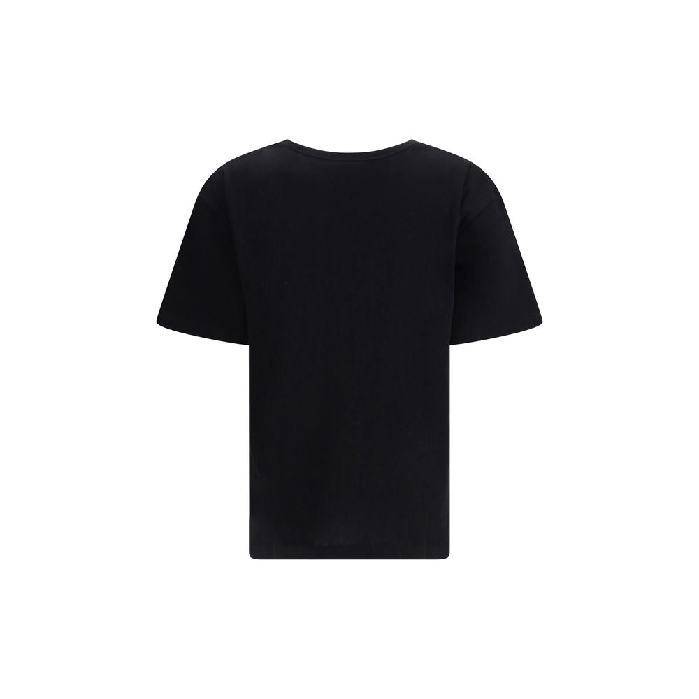 Black Cotton T-Shirt - ventzia