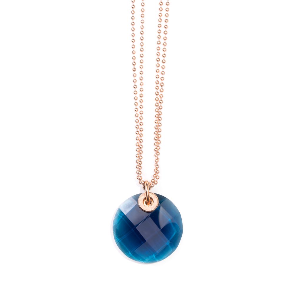 Pink Metal Necklace - ventzia
