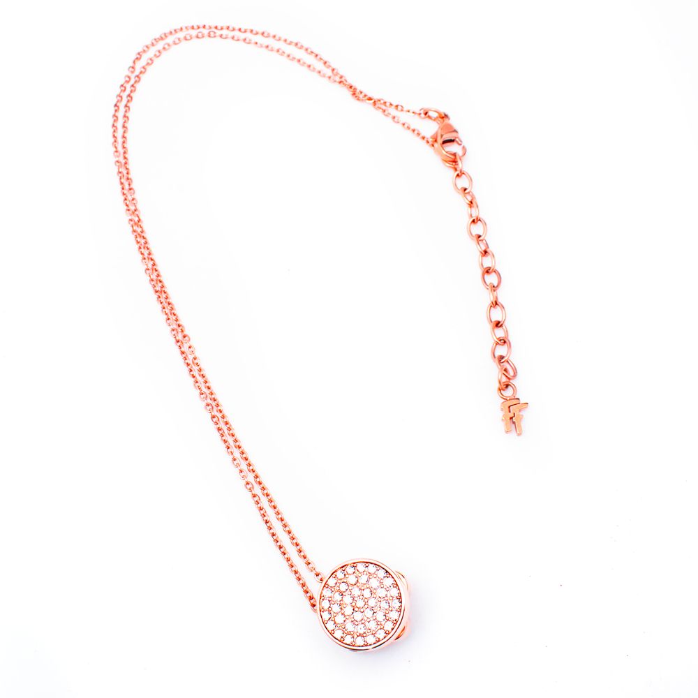 Pink Metal Necklace - ventzia