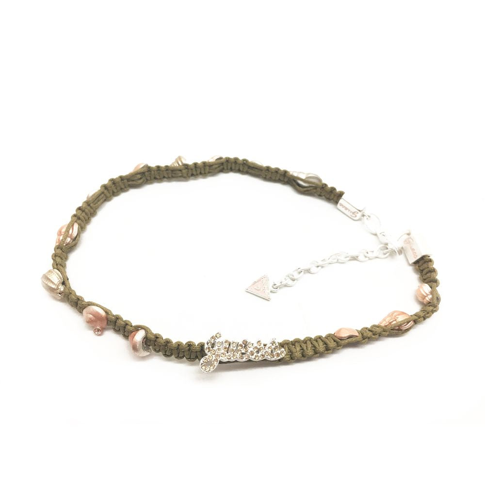 Green Textile Necklace - ventzia