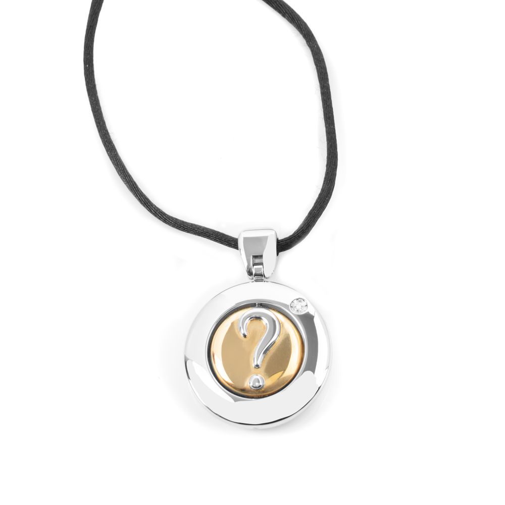 Gray Stainless Steel Necklace - ventzia