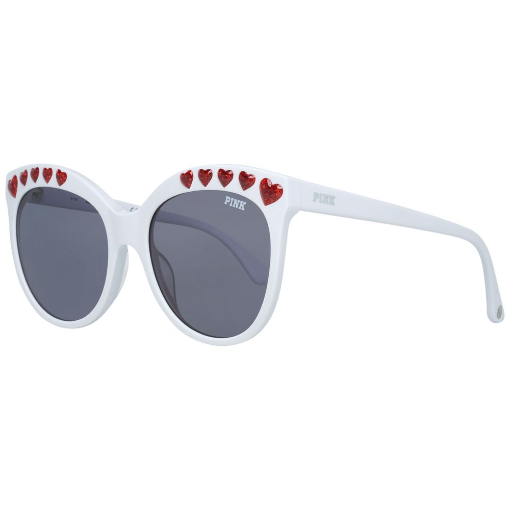 White Plastic Sunglasses - ventzia