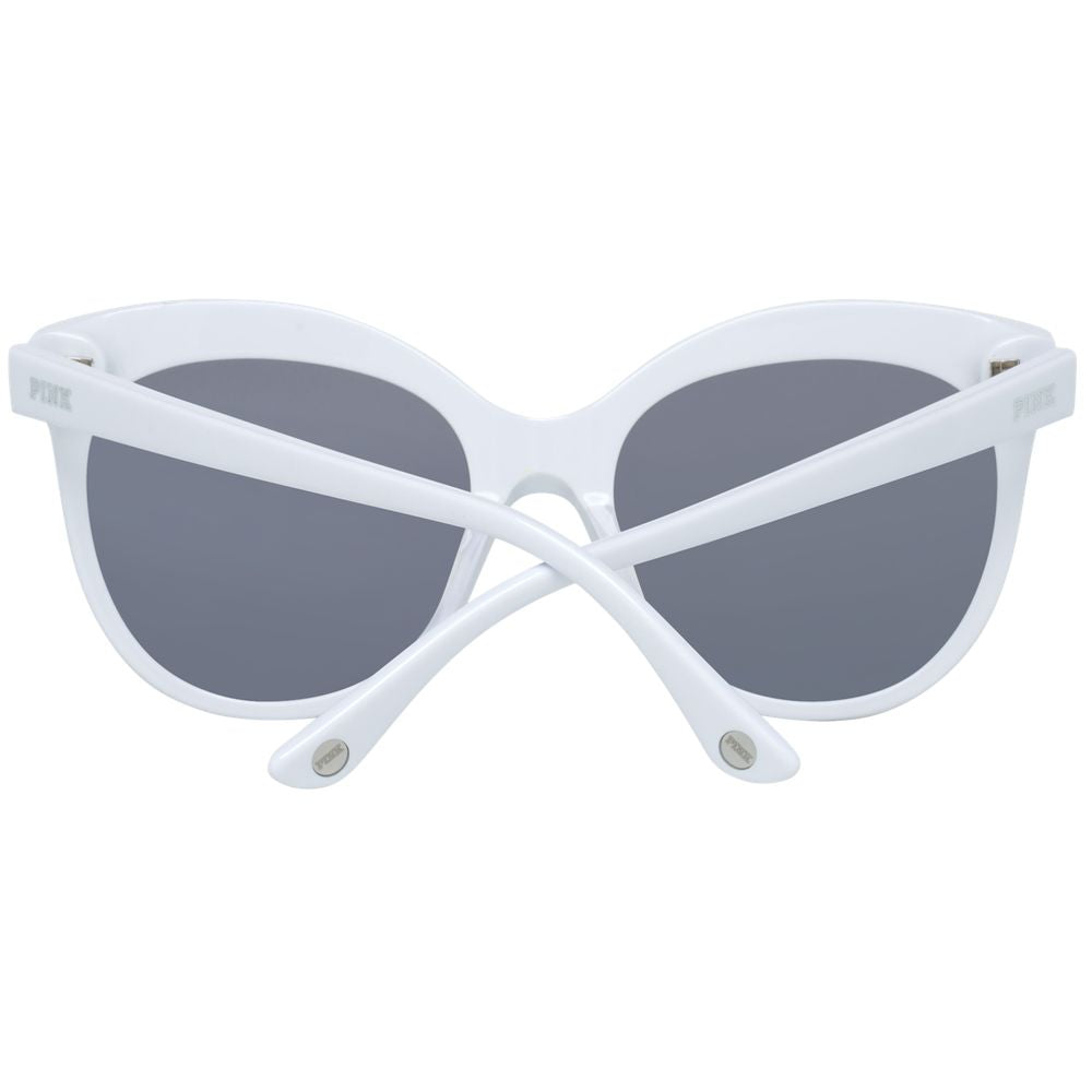 White Plastic Sunglasses - ventzia