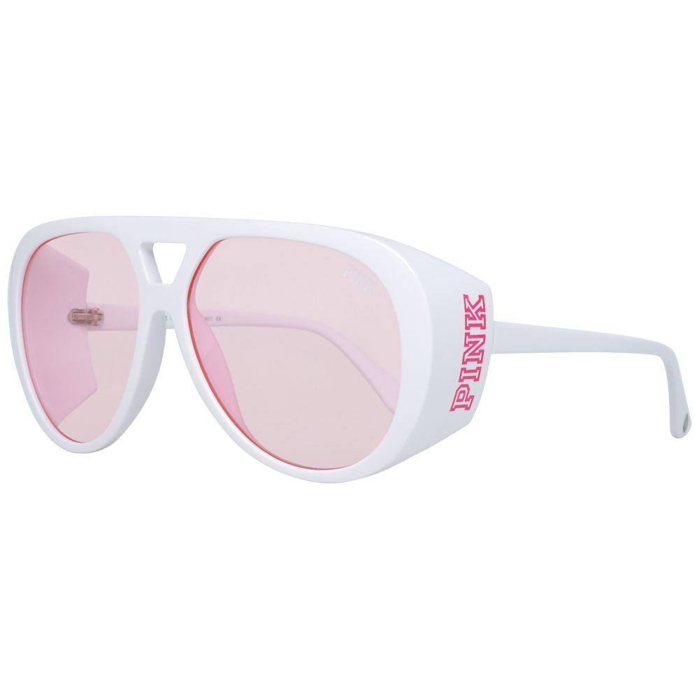 White Plastic Sunglasses - ventzia