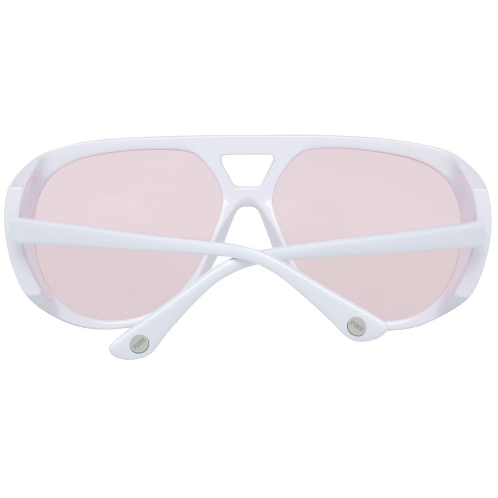 White Plastic Sunglasses - ventzia