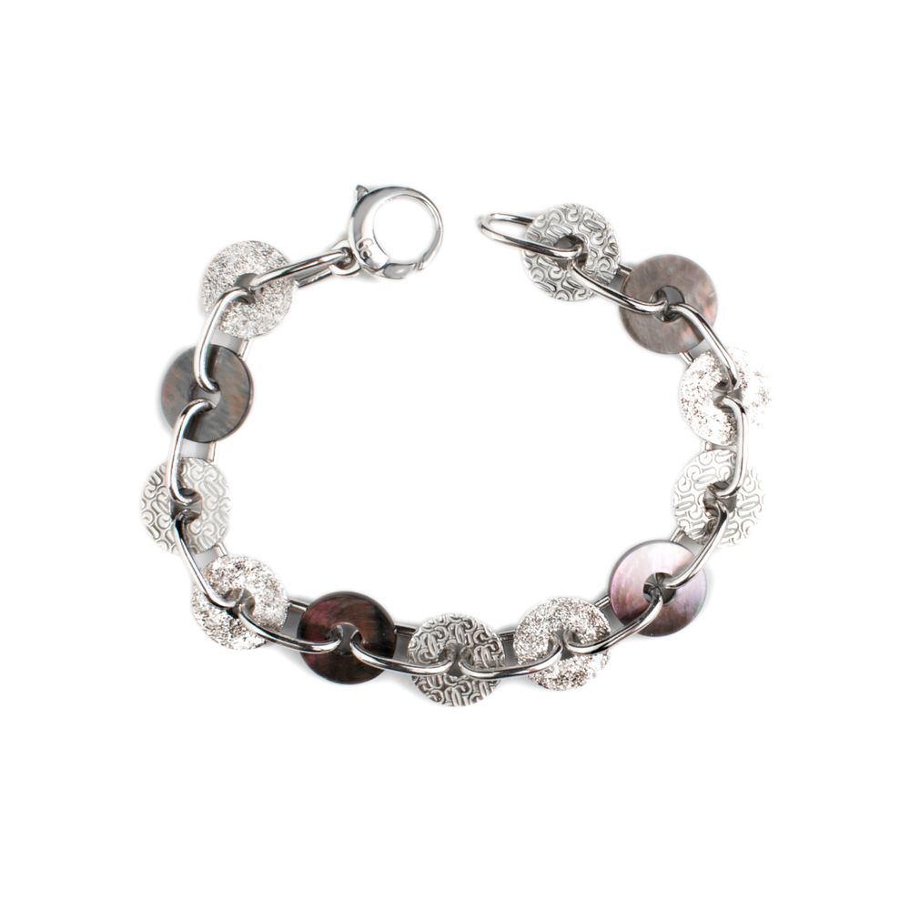 Silver Stainless Steel Bracelet - ventzia