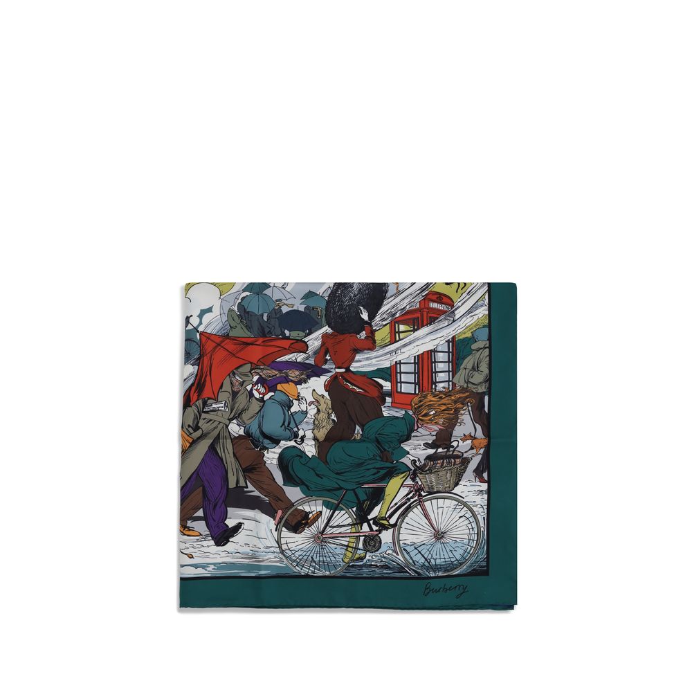 Multicolor Silk Scarf - ventzia