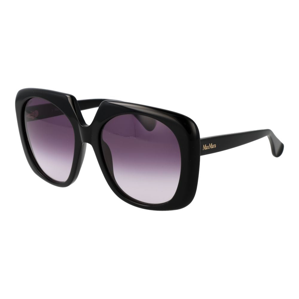 Black Plastic Sunglasses - ventzia