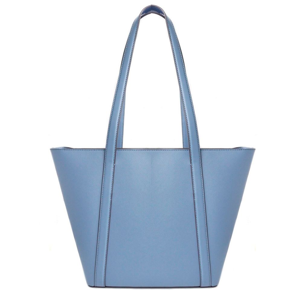 Blue Canvas Tote Bag - ventzia