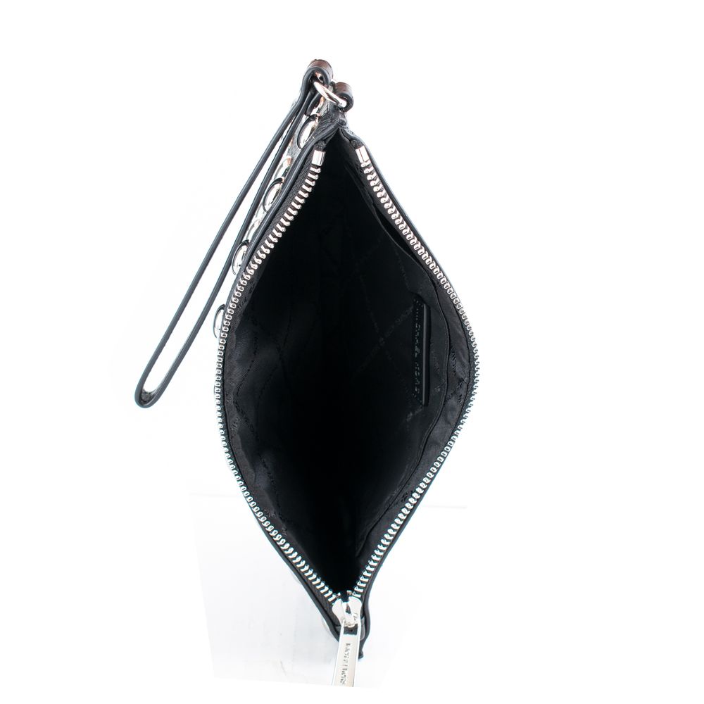 Brown Leather Clutch Bag - ventzia
