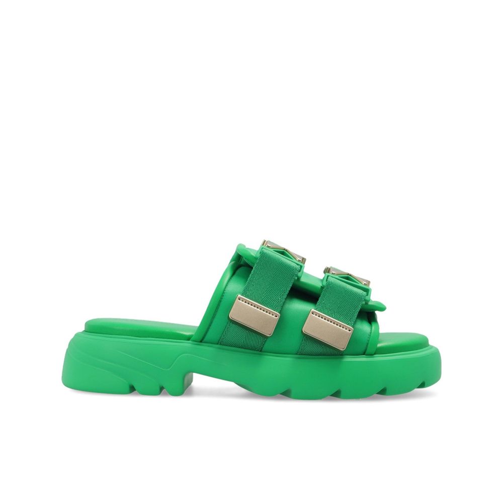 Bicolor Nylon Slides - ventzia