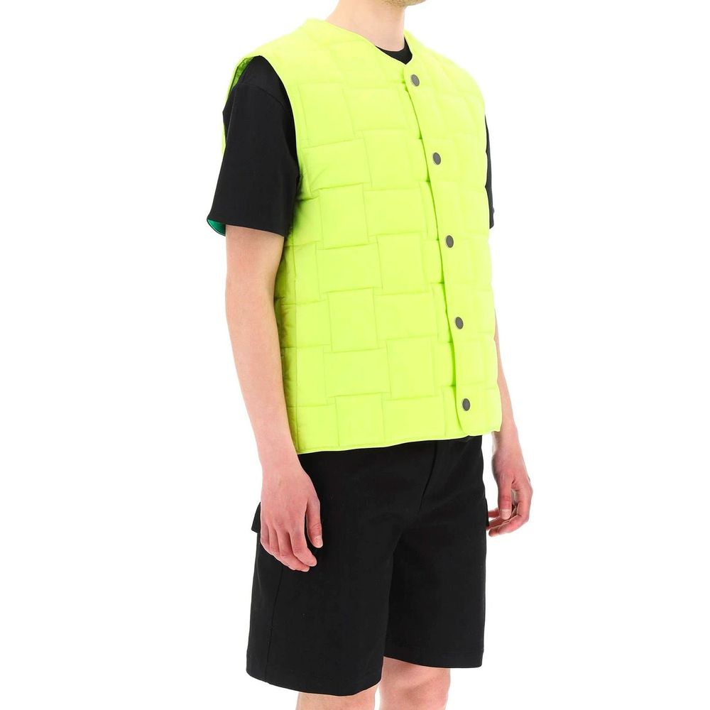 Bicolor Polyamide Sleveless Jacket - ventzia