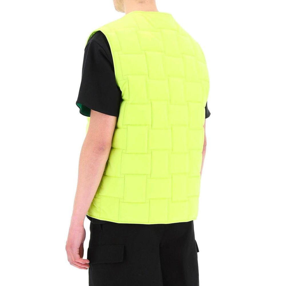 Bicolor Polyamide Sleveless Jacket - ventzia