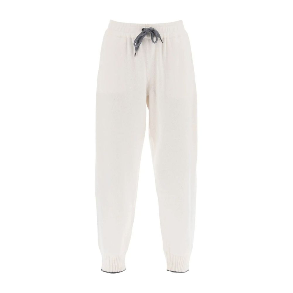 White Cashmere Casual Pants - ventzia
