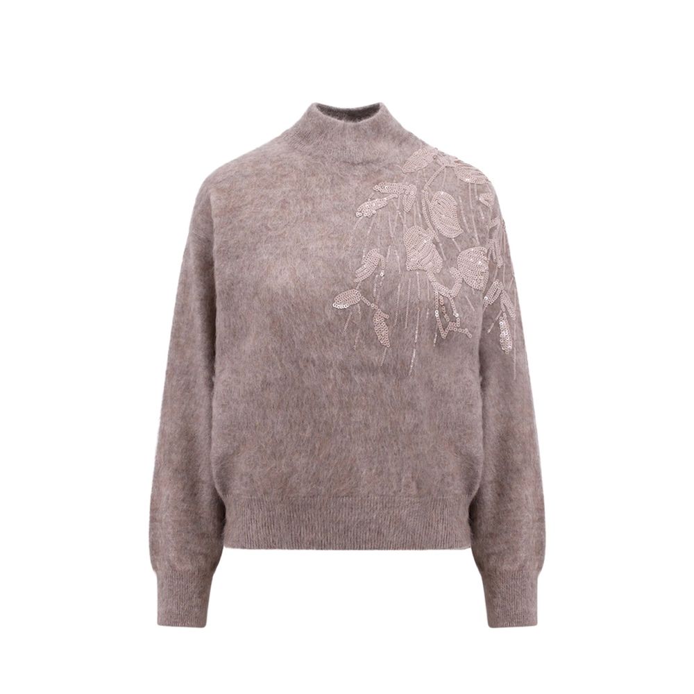 Beige Cashmere Sweatshirt - ventzia