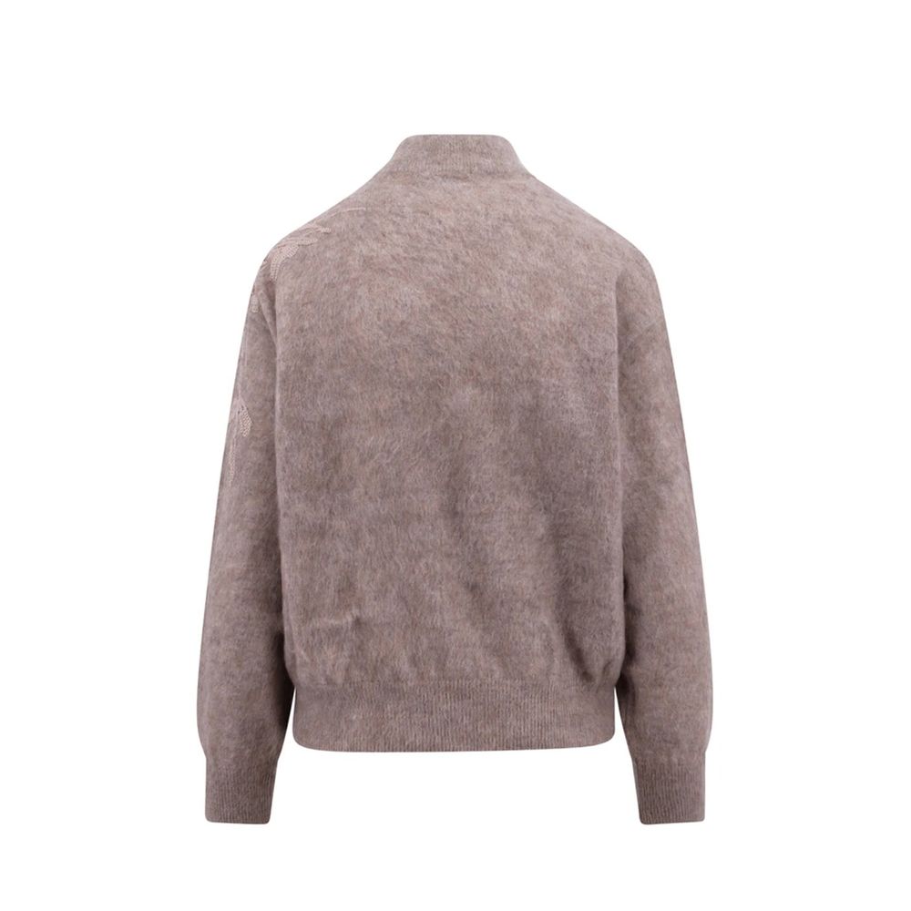 Beige Cashmere Sweatshirt - ventzia