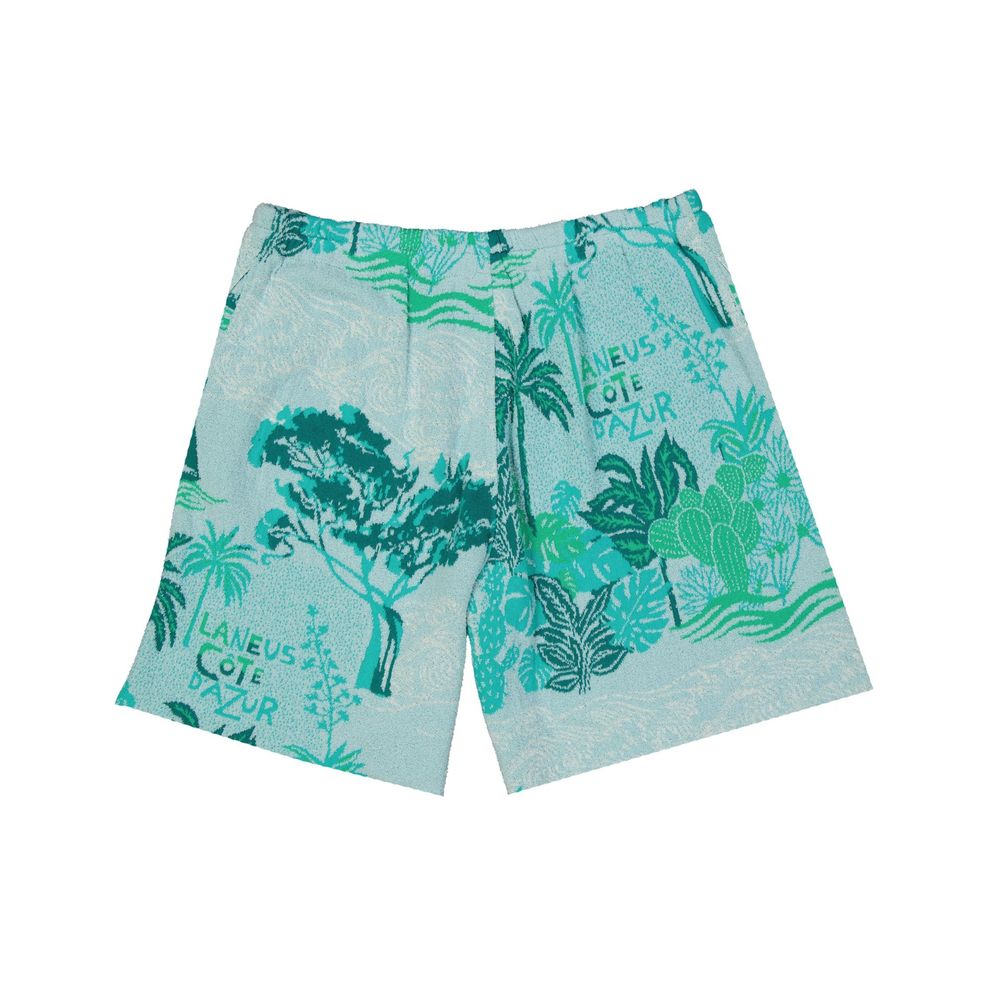 Bicolor Cotton Shorts - ventzia